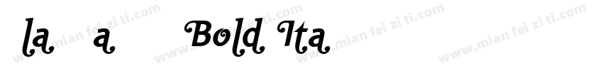 Ela Swashes Bold Ita字体转换
